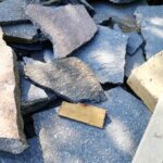 Areia - kék – andezit kő - burkoláshoz